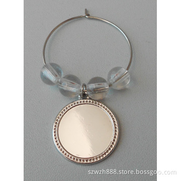 Metal Wine Charm
